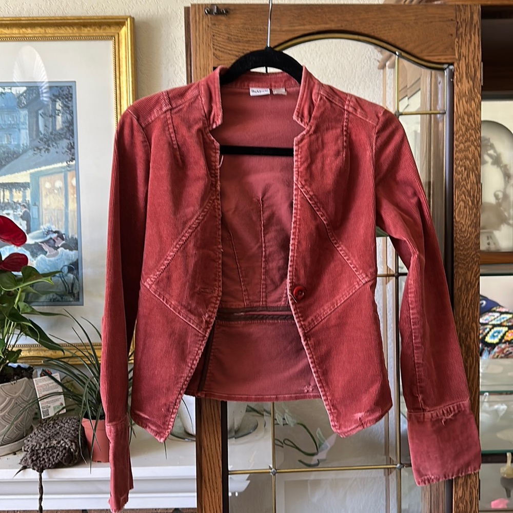 Distressed vintage corduroy jacket